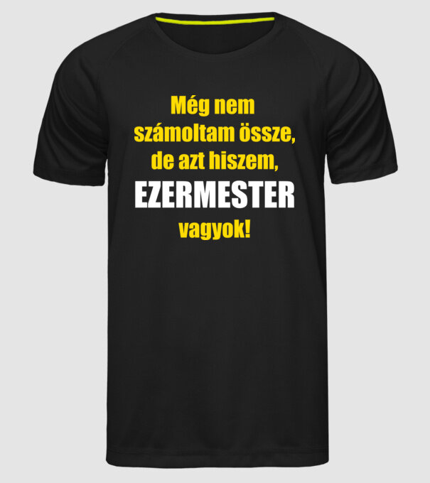  minta fekete pólón
