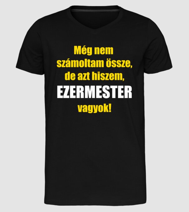  minta fekete pólón
