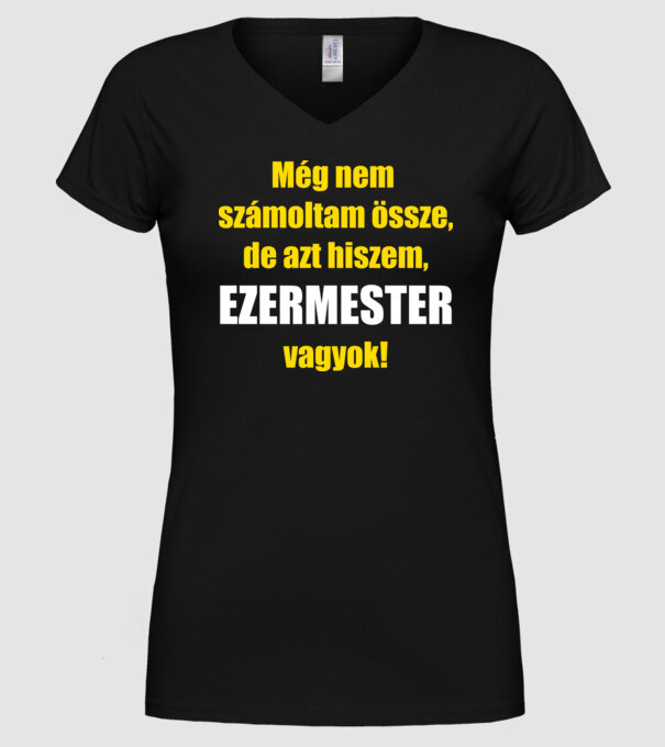  minta fekete pólón