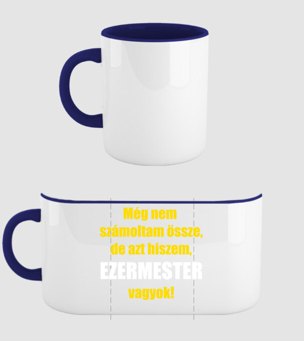  minta sötétkék pólón