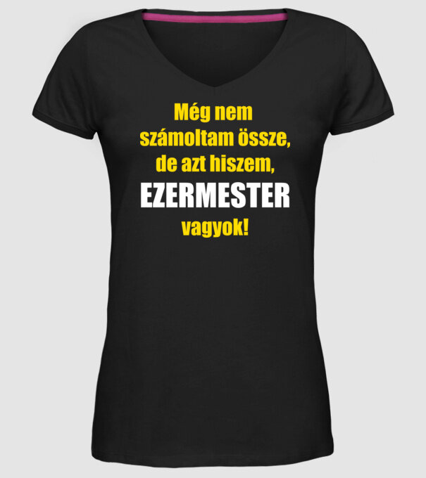  minta fekete pólón