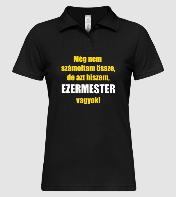  minta fekete pólón