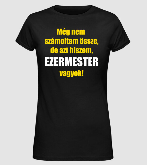  minta fekete pólón