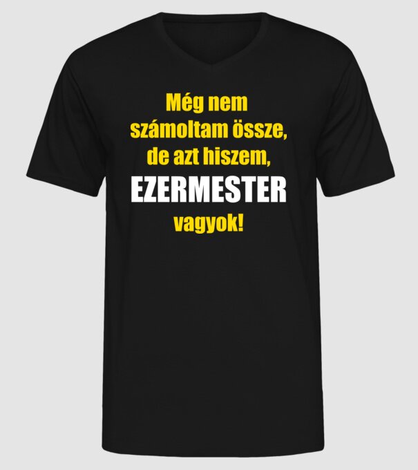  minta fekete pólón