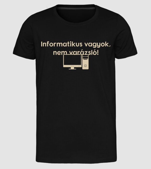  minta fekete pólón