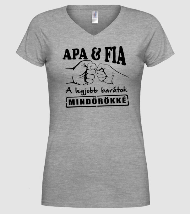  minta szürke pólón
