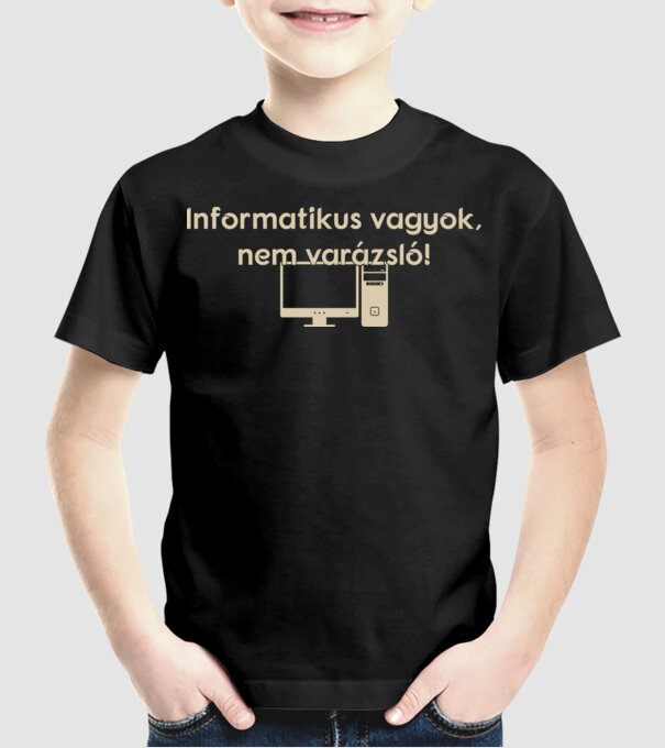  minta fekete pólón