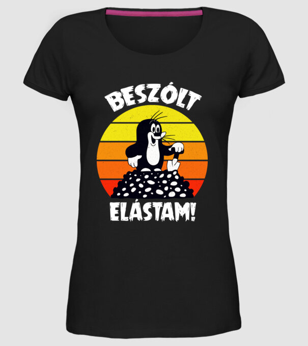  minta fekete pólón