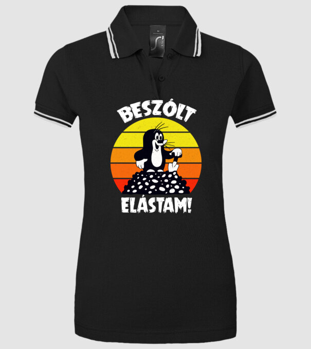  minta fekete pólón
