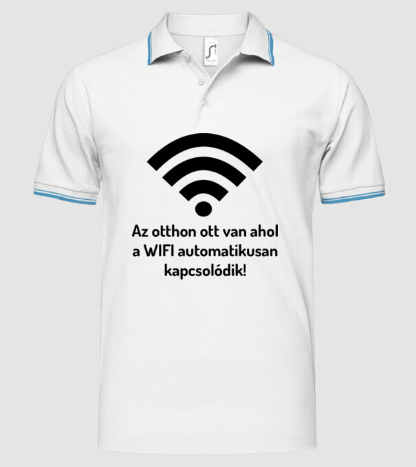  minta fehér pólón