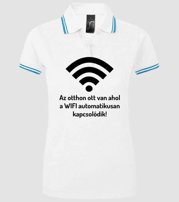  minta fehér pólón
