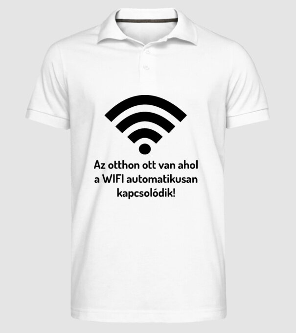  minta fehér pólón