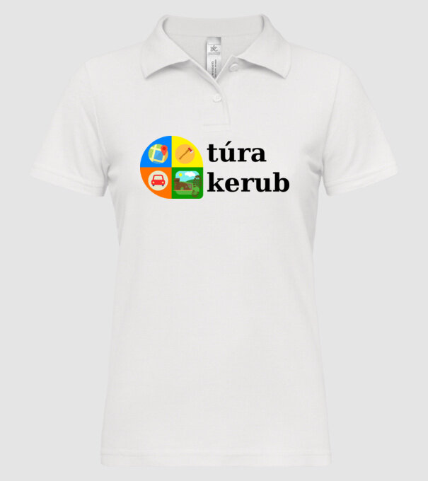  minta fehér pólón